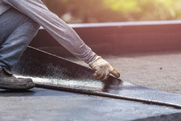 Professional Basement Waterproofing technician working in Annandale, NJ